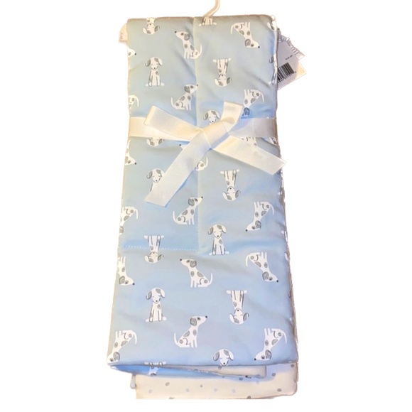 Puppy Print Baby Blanket - Picture 1 of 8